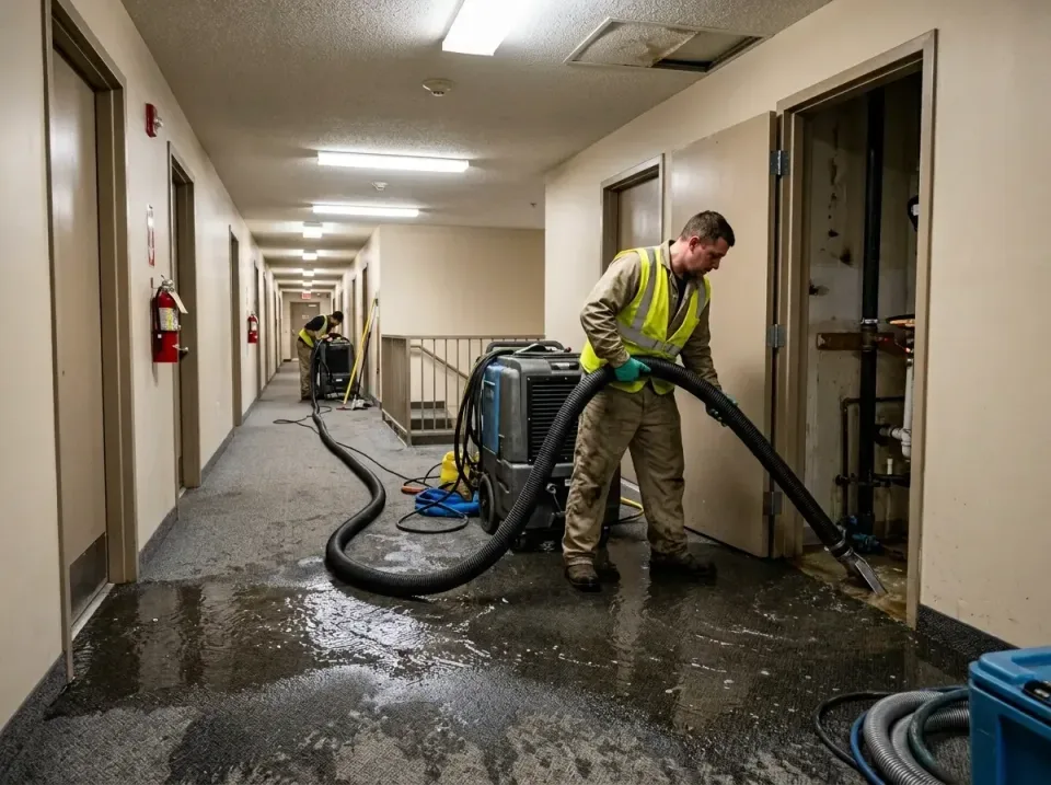 multi-unit-apartment-hallway-f-005 — frequently asked questions, Emergency Burst Pipe Water Extraction & Removal in Hilliard…